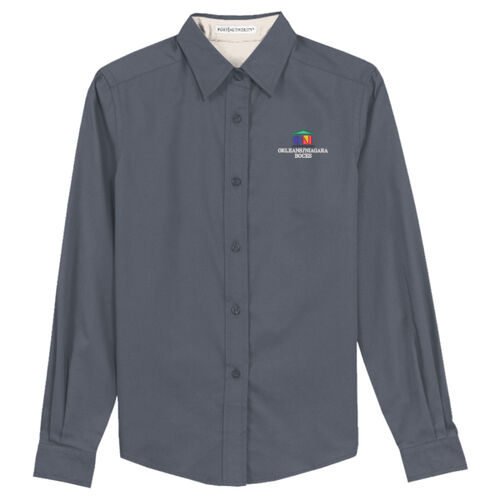 Orleans/Niagara BOCES - Ladies Long Sleeve Easy Care Shirt Thumbnail