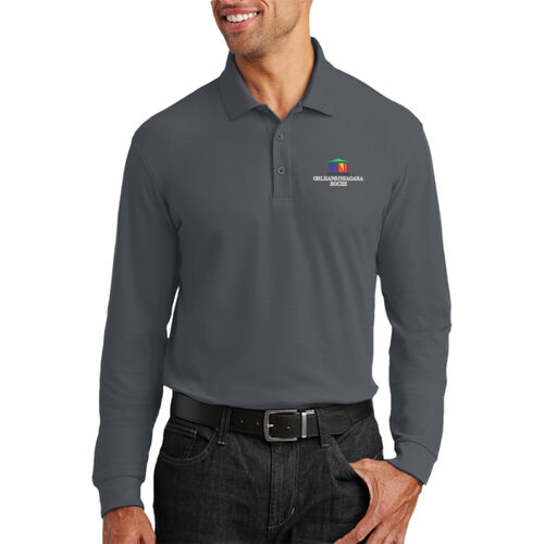 Orleans/Niagara BOCES - Long Sleeve Core Classic Pique Polo Thumbnail